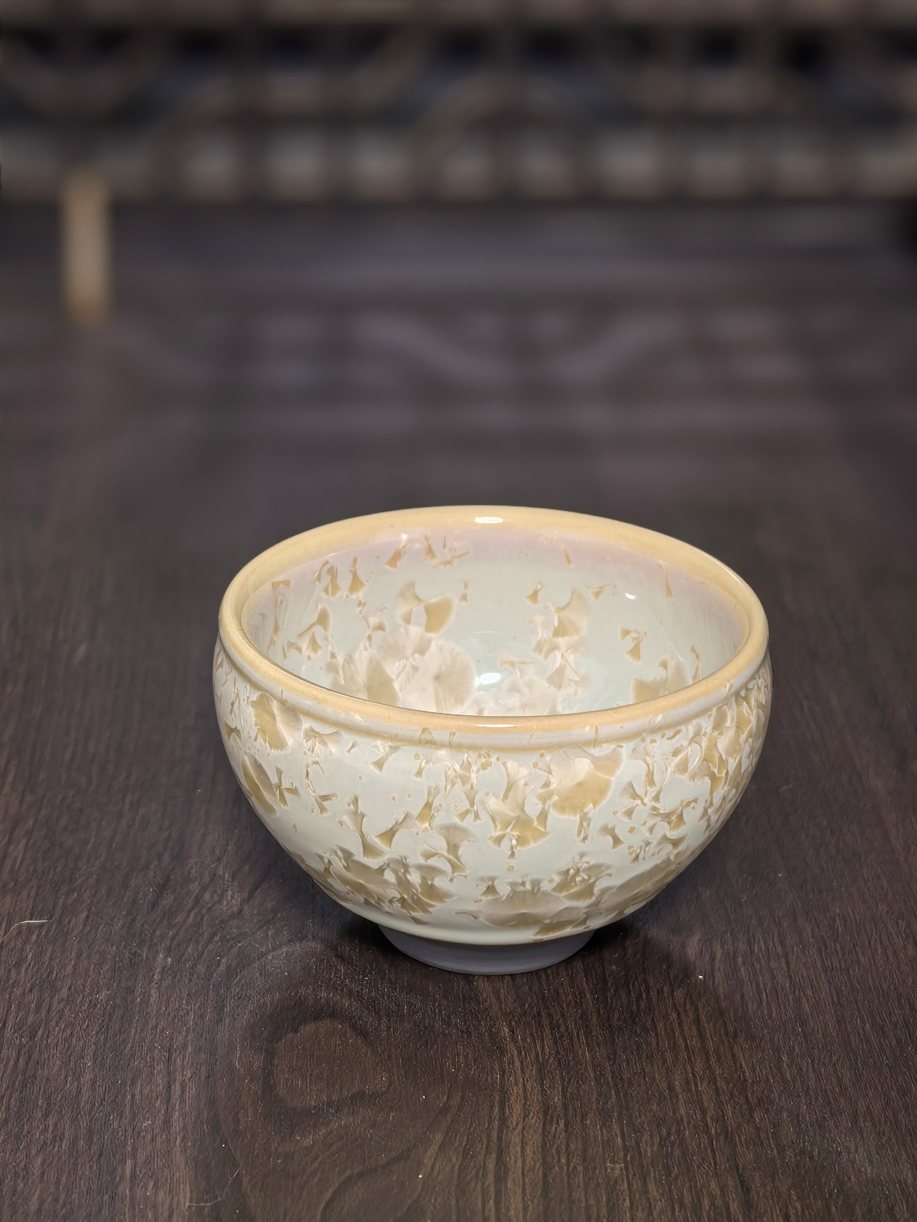 Cherry Blossom Jian Ware Bowl – Delicate Floral Elegance